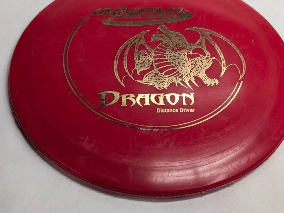 Innova DX Dragon Disc Golf Distance Driver PFN 150g Red Lightweight - Image 2 of 4