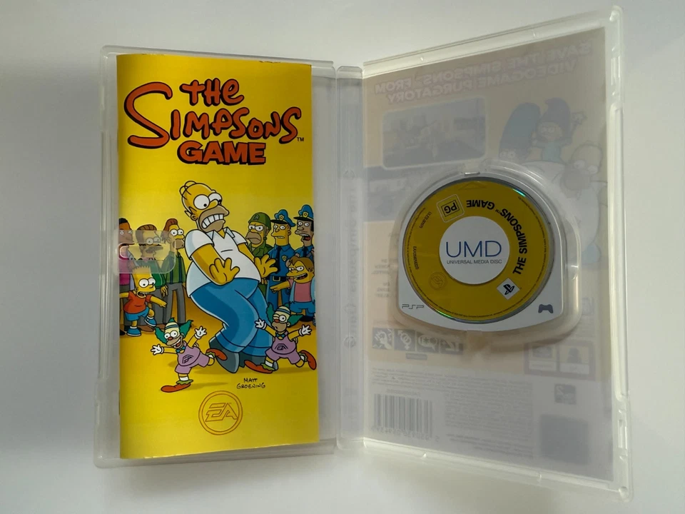 The Simpsons Game Sony PSP - UK PAL VGC CIB - High Quality Packng - Tracked - Image 4 of 4
