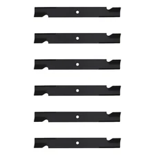 (6) Zero Turn Mower Blades - 60'' - Super Z, X-One - Side Discharge For Hustler