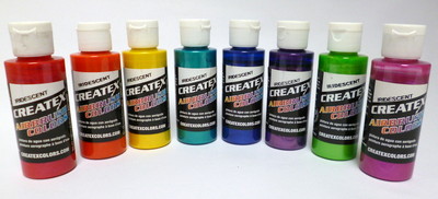 Createx Kit 8 schillernde Farben Airbrush 60 ML (CREAIKIT8)