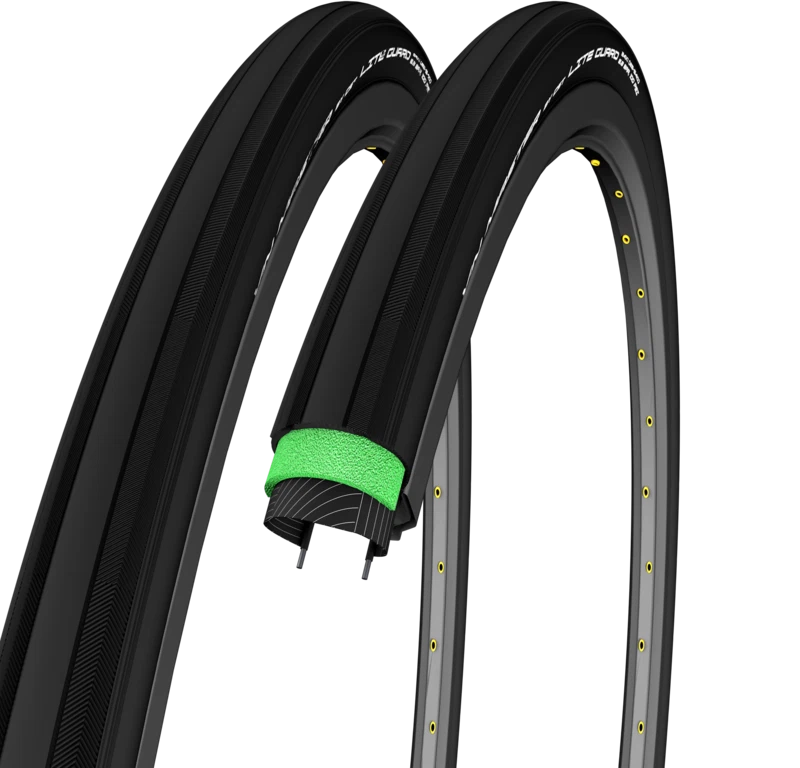 MPB PIEPER LITE GUARD Fischgrät-Profil Pannenschutz SilverShield Rollstuhlreifen Reifen