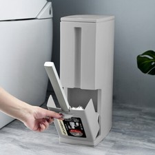 Toilet With Toilet Brush Set Narrow Gap, Household Integrated Press Toilet Belt