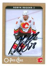 Robyn Regehr autographed Hockey Card (2006-2007 O-Pee-Chee)