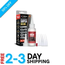 Durable 2 oz CA Super Glue Professional-Grade Adhesive for Crafts and Repairs