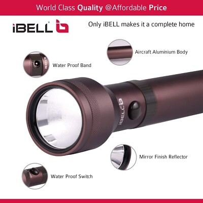 #ad #ad IBELL FL8289 Rechargeable Torch Flashlight Ultra Long Beam Range $199.99