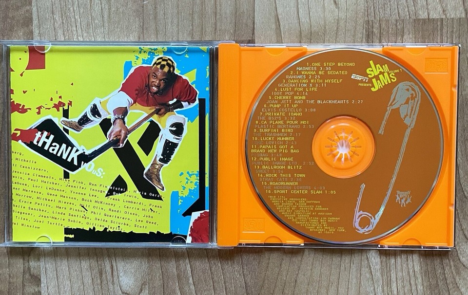 ESPN Slam Jams V01 016998119426 USED Music CD Ramones Iggy Pop Stray