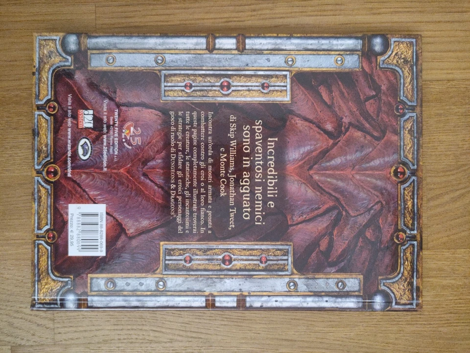 🔱 MANUALE DEI MOSTRI 1 3.5 🔱 Dungeons & Dragons D&D NUOVO In Italiano D20 6503 - Immagine 2 di 4
