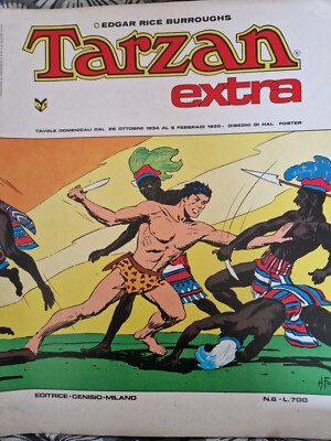 Edgar Rice Burroughs, Hal Foster - Tarzan Extra No 8 1975 - UK Seller
