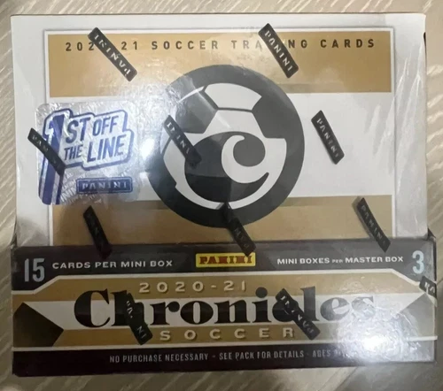 2020-21 FOTL Panini Chronicles Soccer Hobby Box 1st Off The Line NEW & SEALED