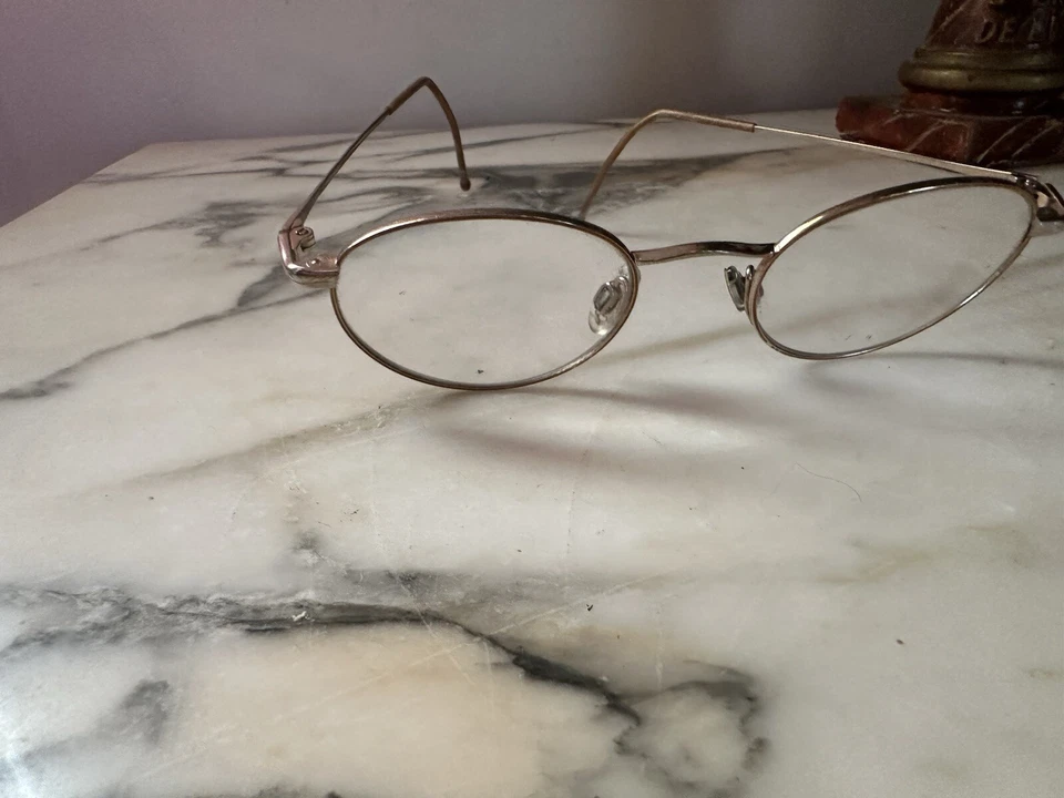 Gafas de titanio 135 Marchon 47/20 semi rubias  Foto 3 de 4