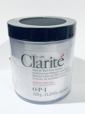 OPI Clarite Odor & Talc Free System - Simply Natural - 11.20 oz Sealed