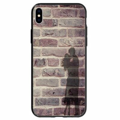 Back Cover Phone Case For Apple iPhone Mobile Phone - Kissing Couple Silhouette
