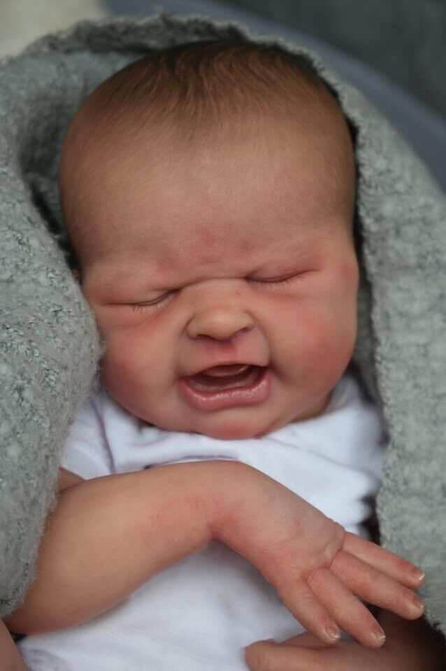 Lifelike Reborn Baby Dolls Crying Baby Doll Newborn Boy Doll Soft Silicone Vinyl