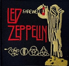 Led Zeppelin Rock Music Embroidered Iron on Patch Applique