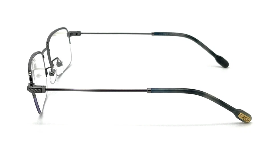 FRED FG50007U 56006 Silver / Demo Lens 56mm Eyeglasses - Image 3 of 4