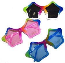2 pair RAINBOW STAR NOVELTY PARTY GLASSES sunglasses 301 men lady EYEWEAR gay