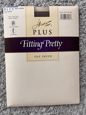 Hanes Fitting Pretty Control Top Pantyhose 2X Taupe Day Sheer