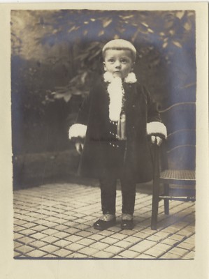 Frankreich Kind Amateur Fotografie Snapshot Vintage PL10L4-26