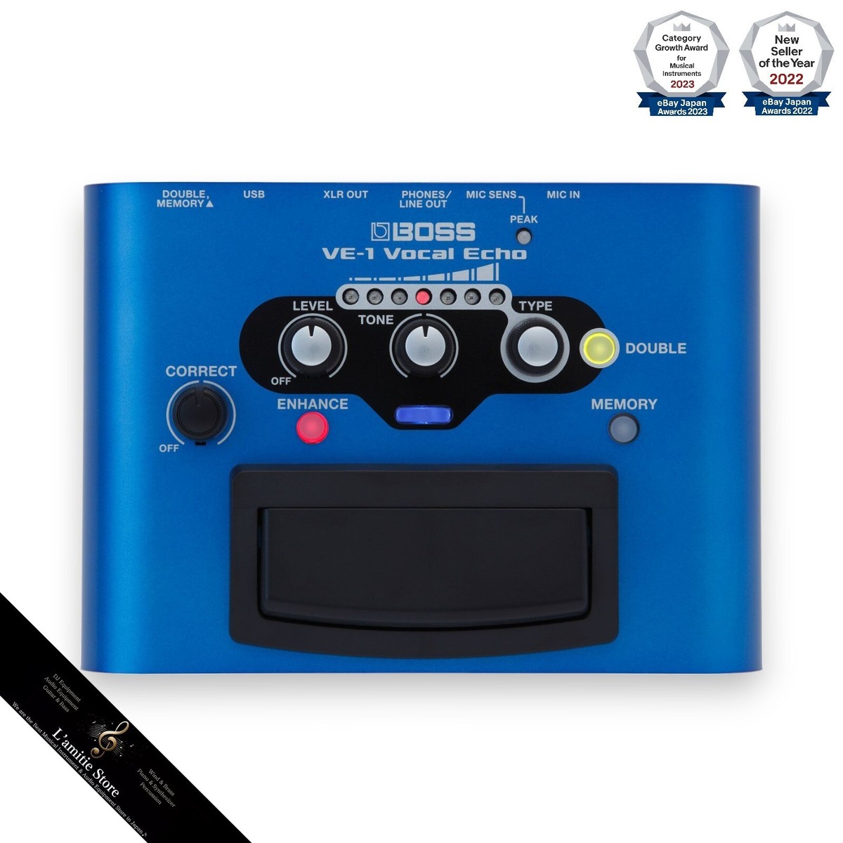 配信機器・PA機器・レコーディング機器 BOSS VE-20&PSA-100S2 BOSS VE-1+PSA-100S2 Vocal Effectors Pro Equipped with