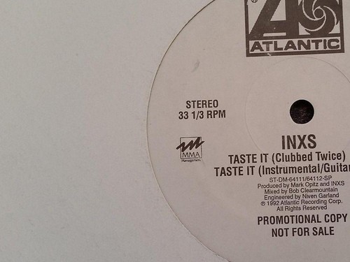 12" LP US Vinyl INXS - Taste it Single PROMO - Picture 2 of 5