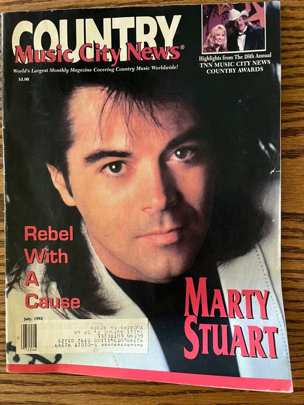 Music City News July 1992 with Marty Stuart