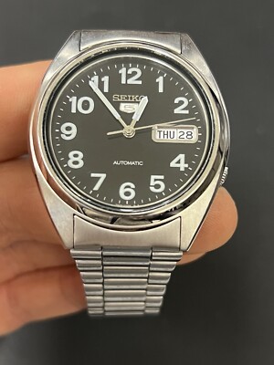 セイコー5 スケルトン腕時計 7S26-0550 Seiko 5 (7S26-0550) Day/Date Automatic Men's Wristwatch