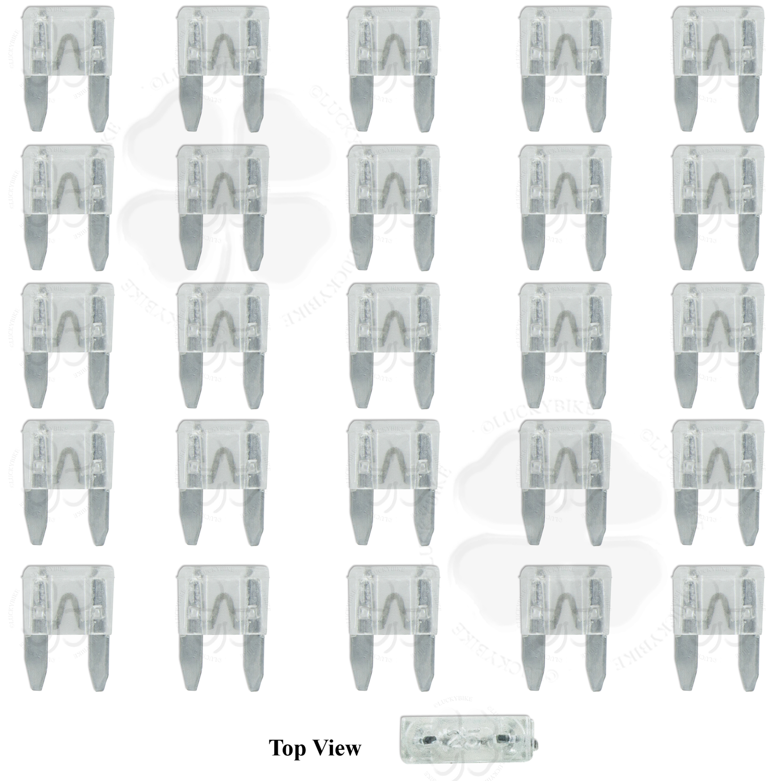 25x Mini Blade Fuse APM ATM 25A Amp Motorcycle Automotive Circuit Spade Set Kit