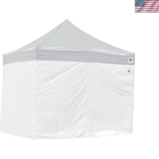 10' Canopy Sidewall Set of 4 Polyester White for 10' x 10' Shade Shelter