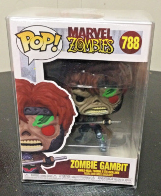 Funko Pop! Marvel Zombie X-Men - Zombie Gambit #788 In Protector