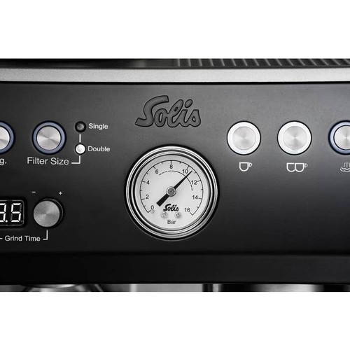 Solis Grind & Infuse Perfetta 1019 Espresso Machine In Black NEW - Picture 10 of 12