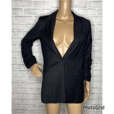 Central Park West Black Boyfriend Blazer Xs