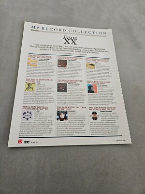 TPEEP205 MAGAZINE ARTICLE & PICTURE 11X8'' JAMIE XX 