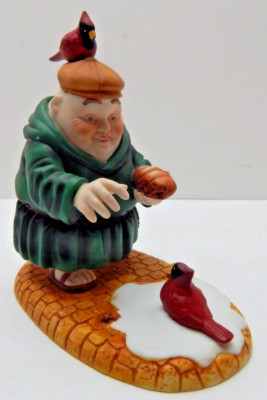 Dept 56 Merry Makers Brewster the Bird Feeder #93976 Old Store Stock RARE!