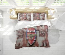 3D Arsenal Football Club Stadium Quilt Cover Set Duvet Cover Bedding Pillowcases