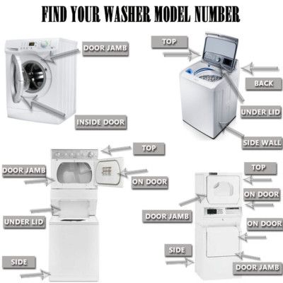 OEM Replacement Washer Lid Lock W11307244 – Fits Roper RTW4516FW0, FW1, FW2 & More