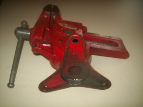 Vintage 3 1/2" Wide Gyro-Vise# 73 1/2 Made in Cleveland Ohio # 1042 & 1043 -5 - Picture 9 of 12