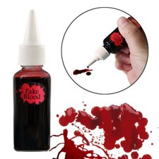 30ml Ultra-Realistic Fake Blood for Bloody Nose Eyes Ears Party Makeup Props