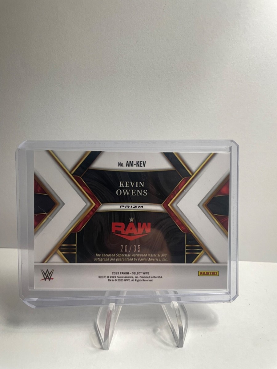 ブルー RUVEN special edition Kevin Owens WWE Autographed 2023 Panini Chronicles Donruss