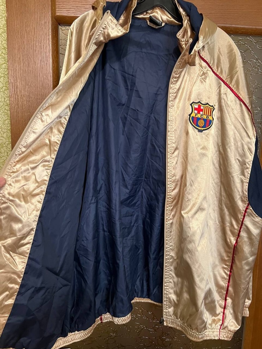 Barcelona 2001 2002 Very Rare Vintage Nike Gold Track Jacket Barcelona 2001 2002 Very Rare Vintage Nike Gold Track Jacket
