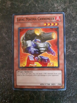 Laval Magma Cannoneer Effect 1st Edition YuGiOh Card GENE-EN026