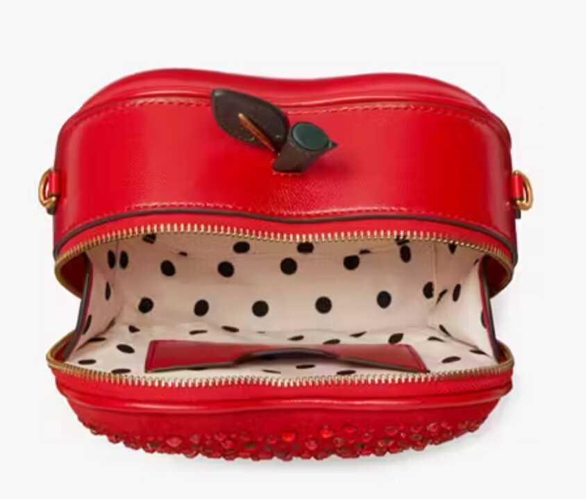 Kate Spade Big Apple Embellished Smooth Leather Crossbody Kate Spade Big Apple Embellished Smooth Leather Crossbody