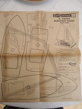 Hobbies plans of the Yacht Electric Light design number 3110