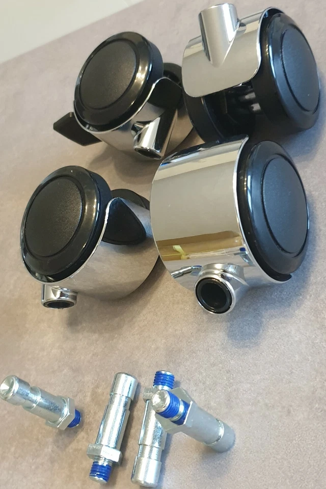 Rollen für USM Haller Lenkrollen Möbelrollen Rolle Ersatzrollen mit ohne Bremse - Bild 4 von 4