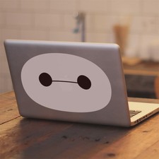 Big Hero 6 Cute Baymax Head Decal Sticker for for Macbook Laptop Car Window Wall