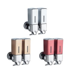 500/1000/1500ml Lockable Soap/Shampoo Dispenser Lotion Pump Action Wall Mounted