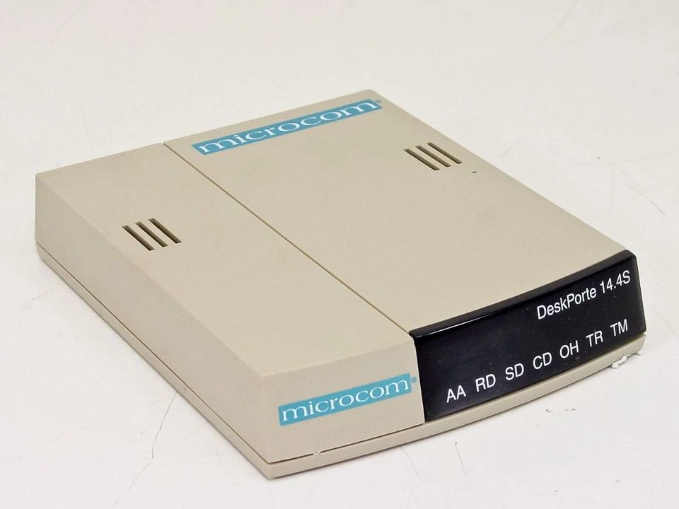 Microcom DeskPorte 14.4S 14,400 bps Data/Fax Modem 103603006A - Image 2 of 4