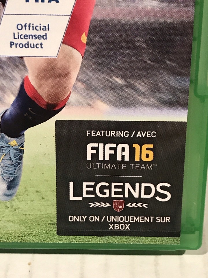 FIFA 16 Ultimate Team Legends Soccer Xbox One Video Game