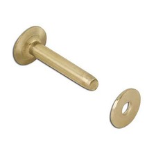 Tandy Leather Brass Rivets and Burrs 9 1" 50 Per Pack 11282-20