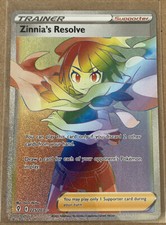 Pokemon Evolving Skies Zinnia's Resolve 225/203 Rainbow Secret Rare Trainer MINT on eBay