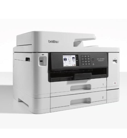Brother Nero/Bianco Mfc-J5740dw Stampante Mutifunzione A Getto Dinchiostro Colori A3 Stampante, Scanner, Fotocopiatrice, Fax Adf, Fronte E Retro, Lan, Usb, Wlan - Immagine 8